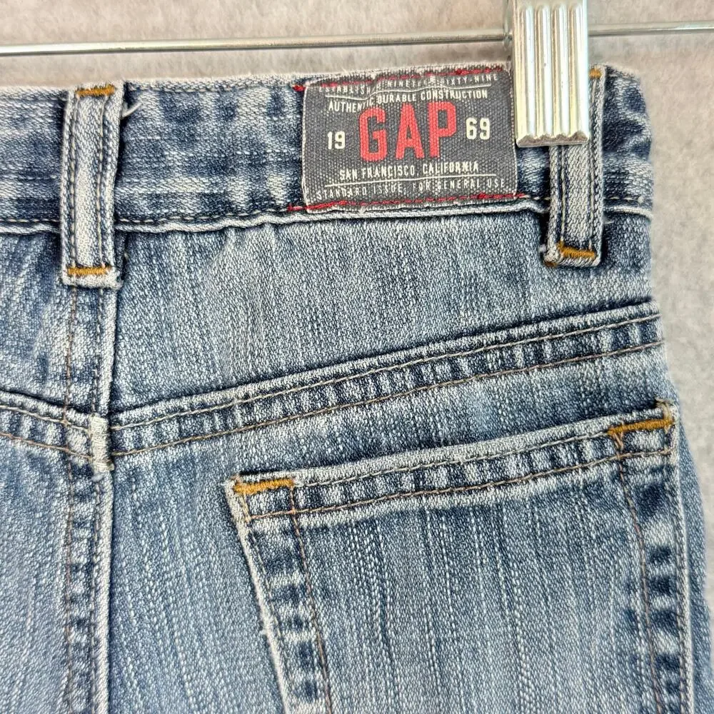 Vtg Gap Loose Fit Jeans Size 3 Toddler Fleece Lined Adjustable Waist Y2K 2006
